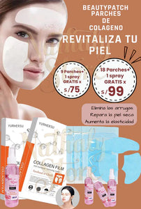 BEAUTY PATCH + SPRAY DE CÓLAGENO™REVITALIZA TU PIEL EN 7 DÍAS🥰